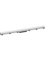 Hansgrohe RainDrain Match Zuhanylefolyó 100 cm, állítható magasságú kerettel, fehér 56041450