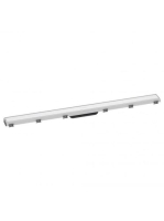 Hansgrohe RainDrain Match Zuhanylefolyó 100 cm, állítható magasságú kerettel, matt fehér 56041700