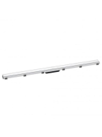 Hansgrohe RainDrain Match Zuhanylefolyó 120 cm, állítható magasságú kerettel, fehér 56042450
