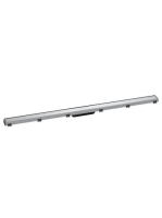 Hansgrohe RainDrain Match Zuhanylefolyó 120 cm, állítható magasságú kerettel, rozsdamentes acél 56042800
