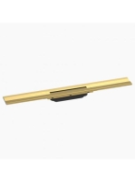 Hansgrohe RainDrain Flex oldalfal mellé zuhanylefolyó 70 cm, vágható, polírozott arany hatású 56050990