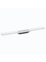 Hansgrohe RainDrain Flex oldalfal mellé zuhanylefolyó 80 cm, vágható, matt fehér 56051700