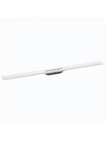 Hansgrohe RainDrain Flex oldalfal mellé zuhanylefolyó 120 cm, vágható, matt fehér 56054700