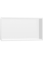 Hansgrohe XtraStoris Original falfülke integrált kerettel 30x60x10 cm, matt fehér 56064700