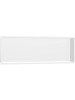 Hansgrohe XtraStoris Original falfülke integrált kerettel 30x90x10 cm, matt fehér 56067700