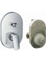 Hansgrohe Logis falsík alatti kádcsaptelep rejtett alaptestel, króm 71409000