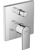 Hansgrohe Vernis Shape egykaros kádcsaptelep falsík alatti szereléshez, beépített biztonsági kombinációval króm 71469000