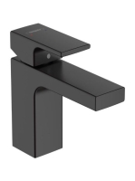 Hansgrohe Vernis Shape Egykaros mosdócsaptelep 100, automata lefolyógarnitúrával matt fekete 71561670
