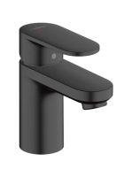 Hansgrohe Vernis Blend Egykaros mosdócsaptelep 70, CoolStart, automata lefolyógarnitúrával matt fekete 71584670