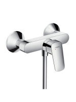 Hansgrohe Logis falsíkon kívüli egykaros zuhany csaptelep, króm 71600000