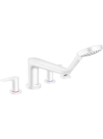 Hansgrohe Talis E 4-lyukú matt fehér kádcsaptelep 71748700