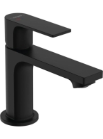 Hansgrohe Rebris E hidegindítású mosdócsaptelep 80, fém automata lefolyógarnitúrával, matt fekete 72585670