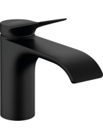 Hansgrohe Vivenis egykaros mosdócsaptelep 80, lefolyógarnitúra nélkül, matt fekete 75012670