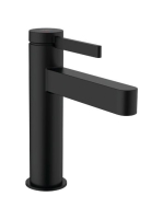 Hansgrohe Finoris egykaros hidegindítású mosdócsaptelep 110, push-open lefolyógarnitúrával, matt fekete 76024670