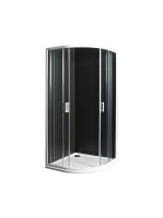 Jika Lyra Plus ívelt zuhanykabin 80x190 cm, átlátszó üveg, f