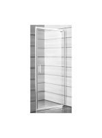 Jika Lyra Plus zuhanyajtó 90x190 cm, átlátszó üveg, fehér pr