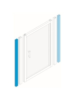 Jika Lyra Plus toldóprofil, fehér 2913880000141 - Fürdőszoba