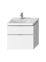 Jika Cubito Pure balos alsószekrény 2 fiókkal 74 cm, fehér 4