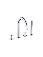 Kludi Nova Fonte Déco kétgombos peremre szerelhető kádcsapte