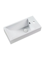 Marmy Flavia mosdó 50x25 cm, fényes fehér 622947051118 - Für
