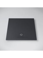 Marmy Dolomite szögletes zuhanytálca 80x80 Cavalli Black / M