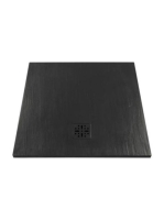 Marmy Basalto 100x100 zuhanytálca Cavalli Black 808121101054