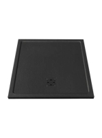 Marmy Dolomite Pro 100x100 zuhanytálca Cavalli Black 8082301