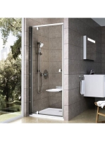 Ravak Pivot PDOP1-80 zuhanyajtó (szatén-transparent) 03G40U0