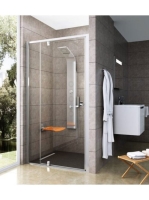 Ravak Pivot PDOP2-120 zuhanyajtó (szatén-transparent) 03GG0U