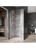 Ravak Nexty NDOP1-80 zuhanyajtó átlátszó üveggel, szatén ker