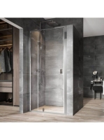 Ravak Nexty NDOP2-110 kétrészes zuhanyajtó átlátszó üveggel,