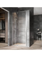 Ravak Nexty NDOP2-120 kétrészes zuhanyajtó átlátszó üveggel,