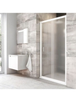 Ravak Blix BLDP2-110 zuhanyajtó (fehér-Grape) 0PVD0100ZG - F