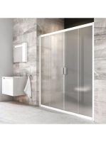 Ravak Blix BLDP4-120 zuhanyajtó (fehér-Grape) 0YVG0100ZG - F