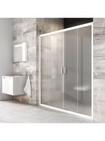 Ravak Blix BLDP4-200 zuhanyajtó (fehér-grape) 0YVK0100ZG - F