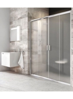 Ravak Blix BLDP4-200 zuhanyajtó (króm-grape) 0YVK0C00ZG - Fü