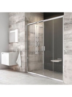 Ravak Blix BLDP4-180 zuhanyajtó (króm-Transparent) 0YVY0C00Z