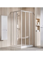 Ravak Supernova ASRV3-80 sarokbelépős zuhanykabin (szatén+Gr