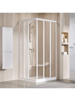 Ravak Supernova ASRV3-90 sarokbelépős zuhanykabin (fehér+Gra