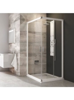 Ravak Blix BLRV2-90 sarokbelépős zuhanykabin (fehér+Transpar
