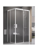Ravak Matrix MSRV4-80/80 zuhanykabin krómhatású-Transparent