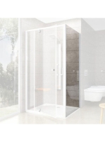 Ravak Pivot PPS-100 zuhanyfal (fehér-transparent) 90GA0100Z1