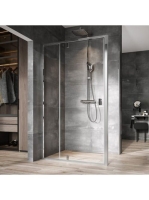 Ravak Nexty NPSS fix zuhanyfal 90x195 cm, átlátszó üveg, fén