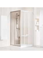 Ravak Supernova APSS-80 fix üveg zuhanyfal (szatén+Transpare