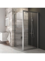 Ravak Blix BLPS-80 zuhanyfal (szatén-Transparent) 9BH40U00Z1