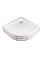 Ravak Ronda-90 PU íves Zuhanytálca (fehér) A207001120 - Fürd