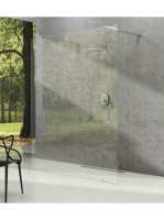 Ravak Walk-In Free 160 zuhanyfal (fényes alu - Transparent)