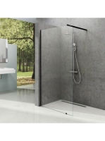 Ravak Walk-In Wall 70 zuhanyfal (fekete-Transparent) GW9W103