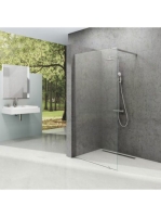 Ravak Walk-In Wall 90 zuhanyfal (fekete-transparent) GW9W703