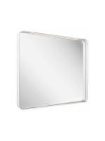 Ravak Strip fehér fürdőszobai tükör 50x70 cm, világítással X